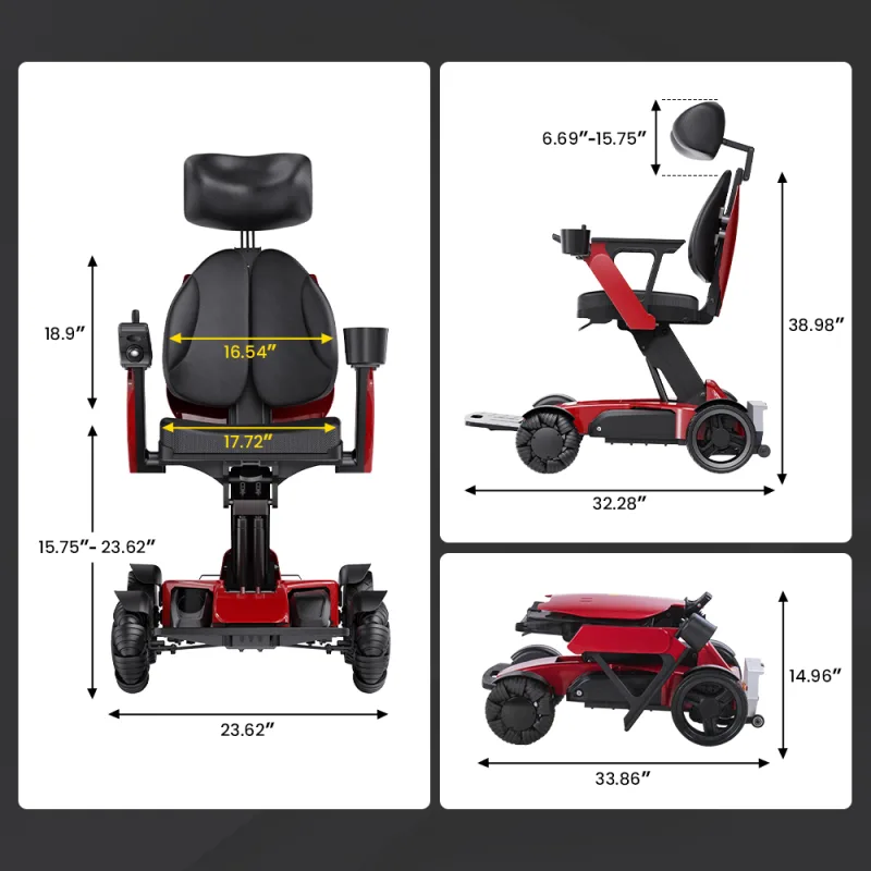 Easwe L10 Liftable Electric Wheelchair 9
